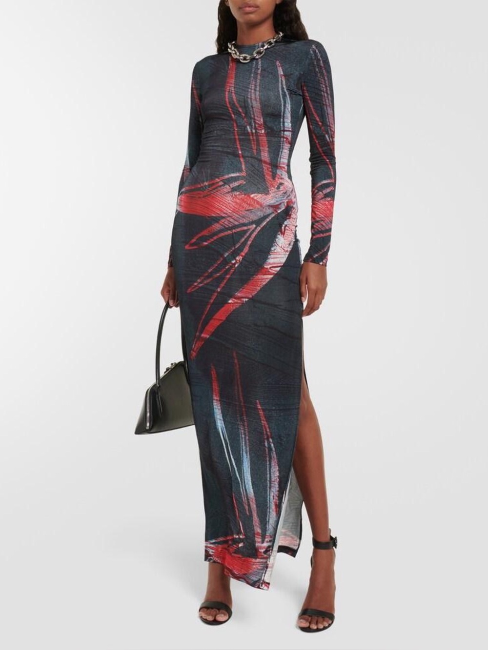 Louisa Ballou Long-Sleeve Maxi Dress